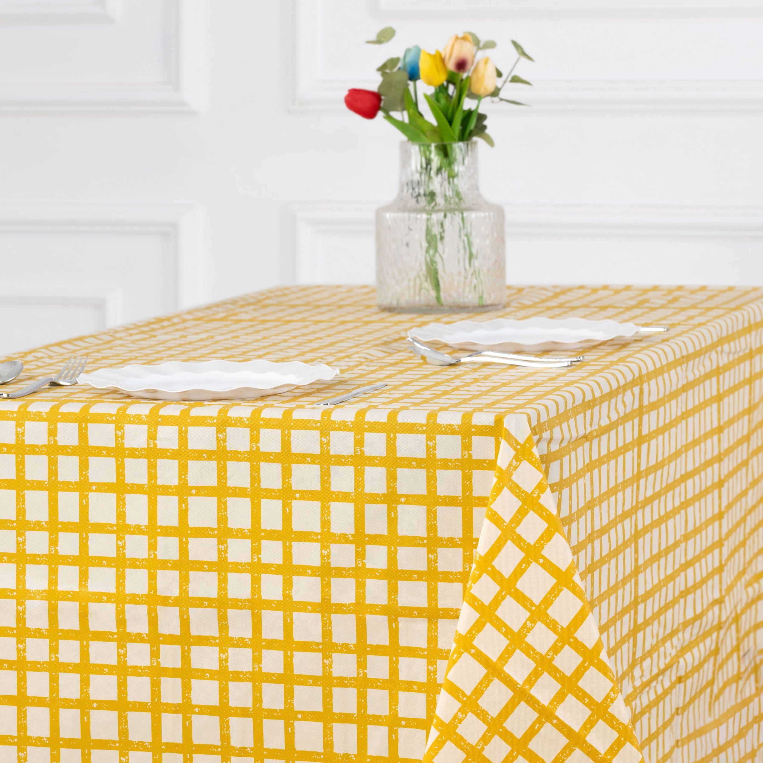 108" Yellow Table Cover by Celebrate It™ - Image 3